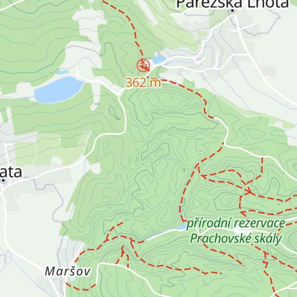 Map of Vřesová věž