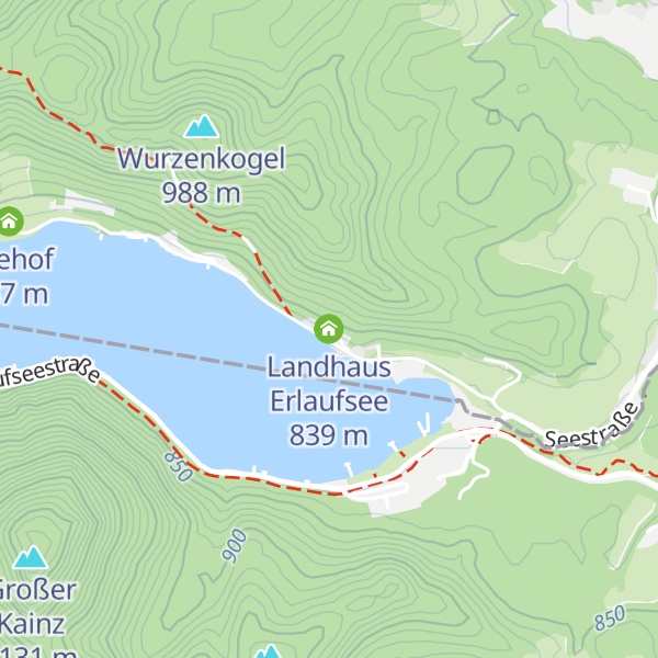 Map of Landhaus Erlaufsee