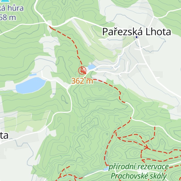Map of Čertík