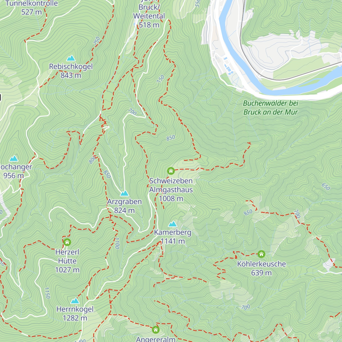 Schweizeben Almgasthaus map