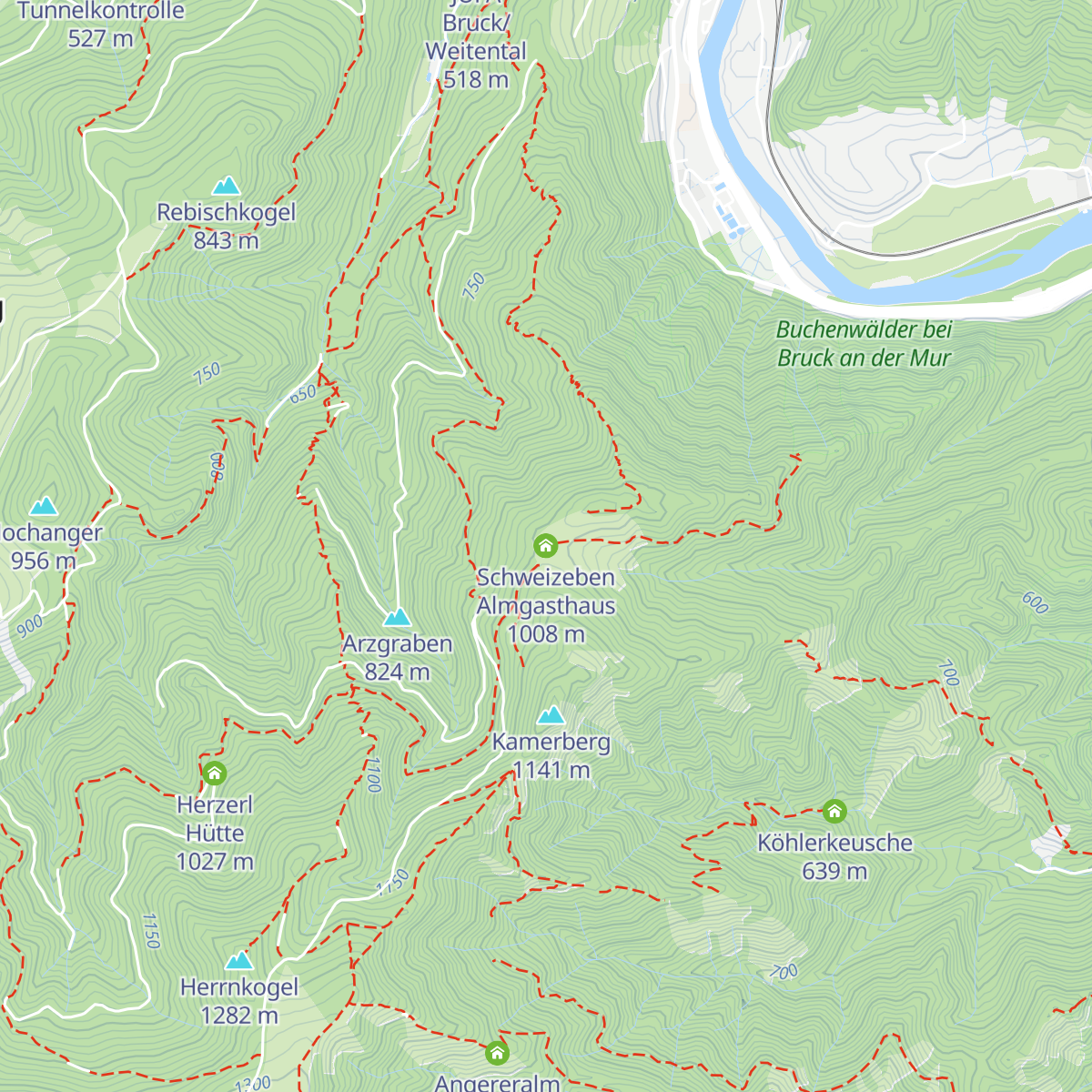 Schweizeben Almgasthaus map