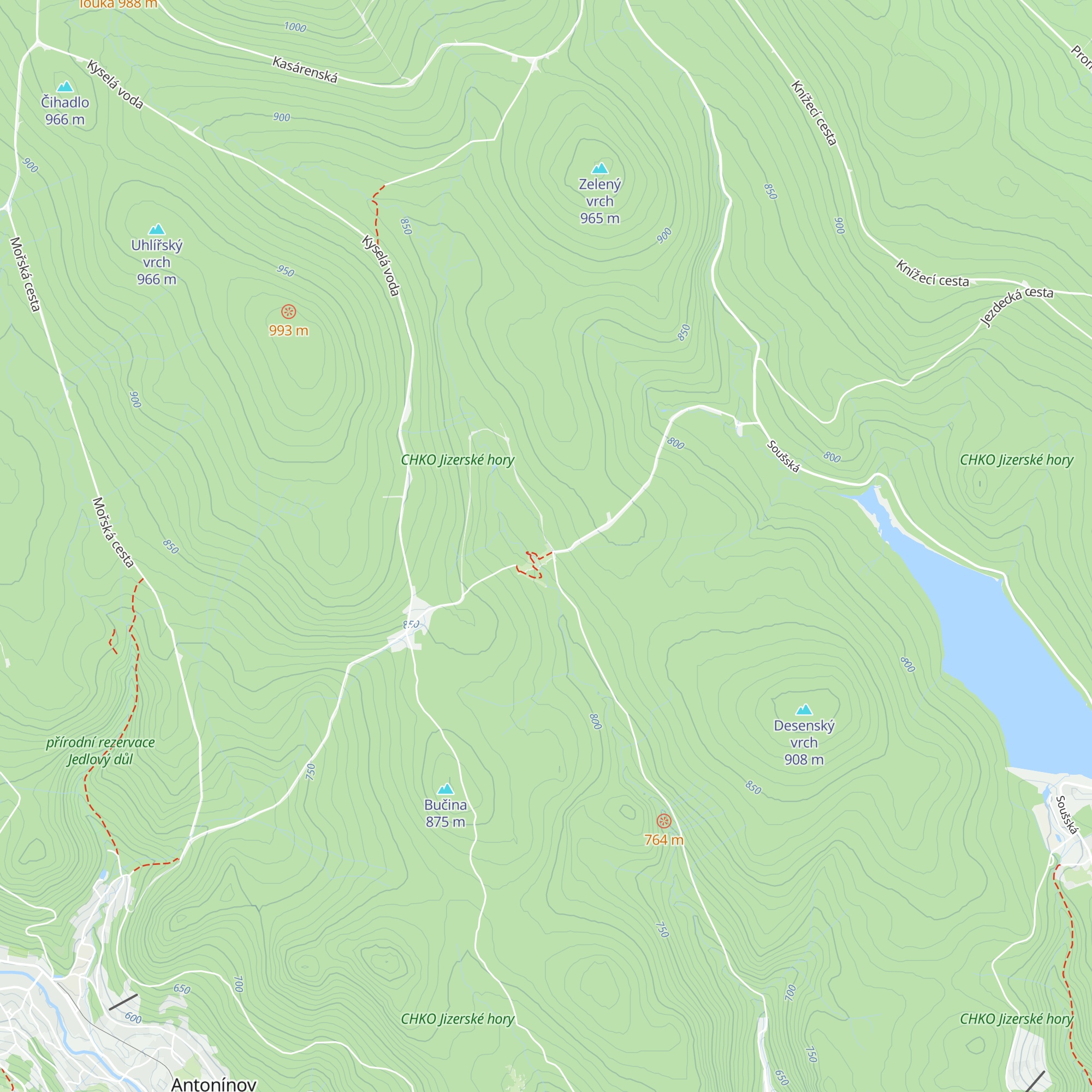 Lesní bar Krömerova bouda map