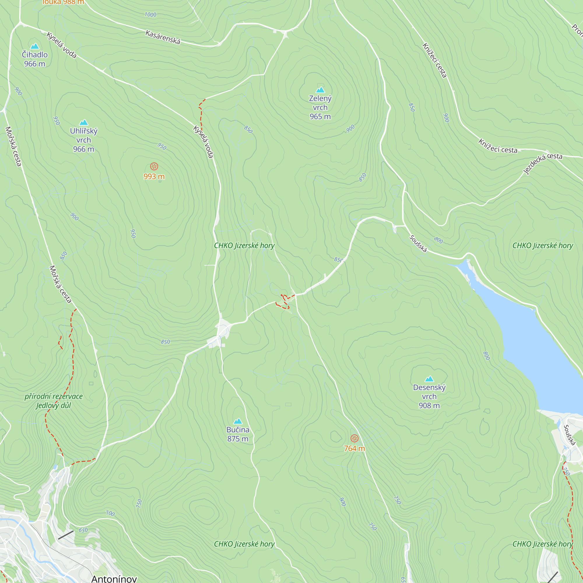 Lesní bar Krömerova bouda map