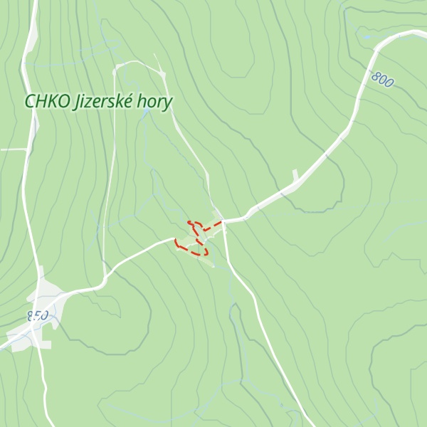 Map of Lesní bar Krömerova bouda