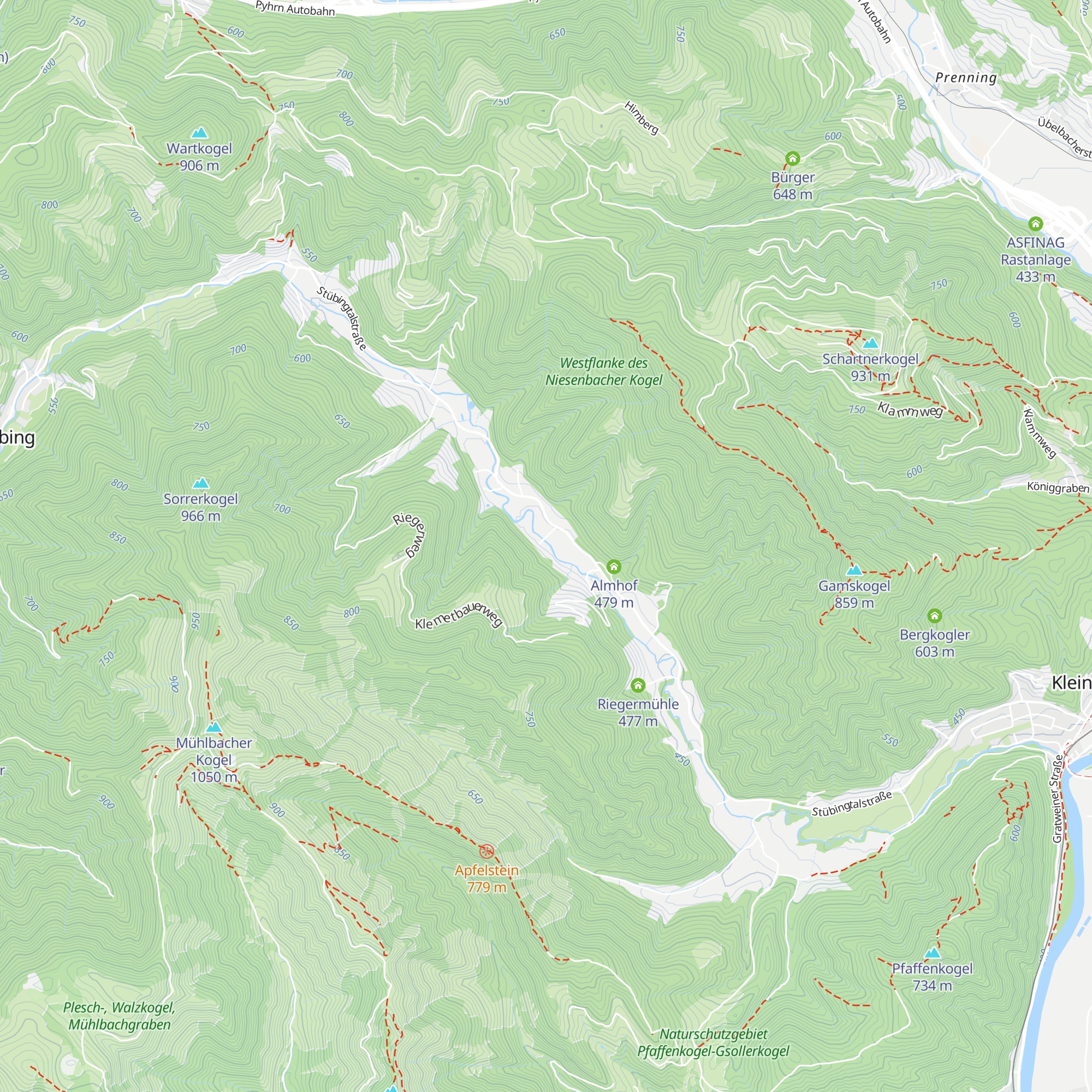 Riegermühle map