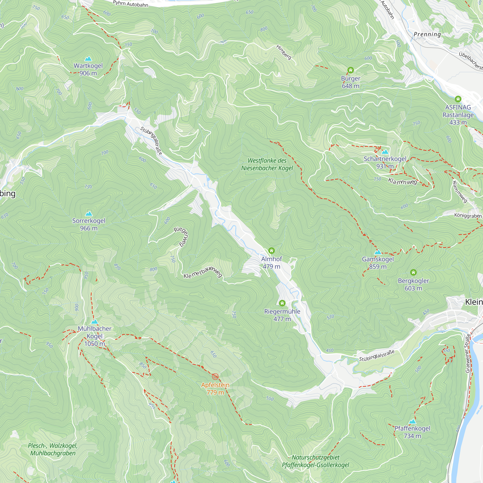 Riegermühle map