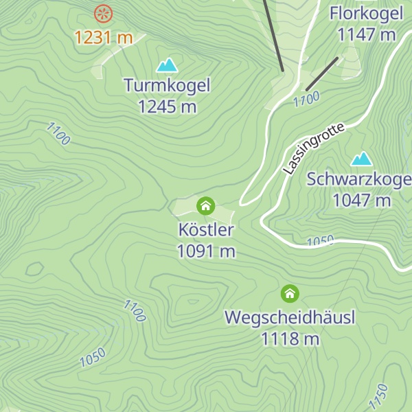 Map of Köstler