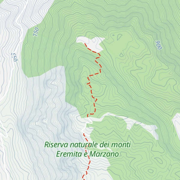 Map of Monte di Valva