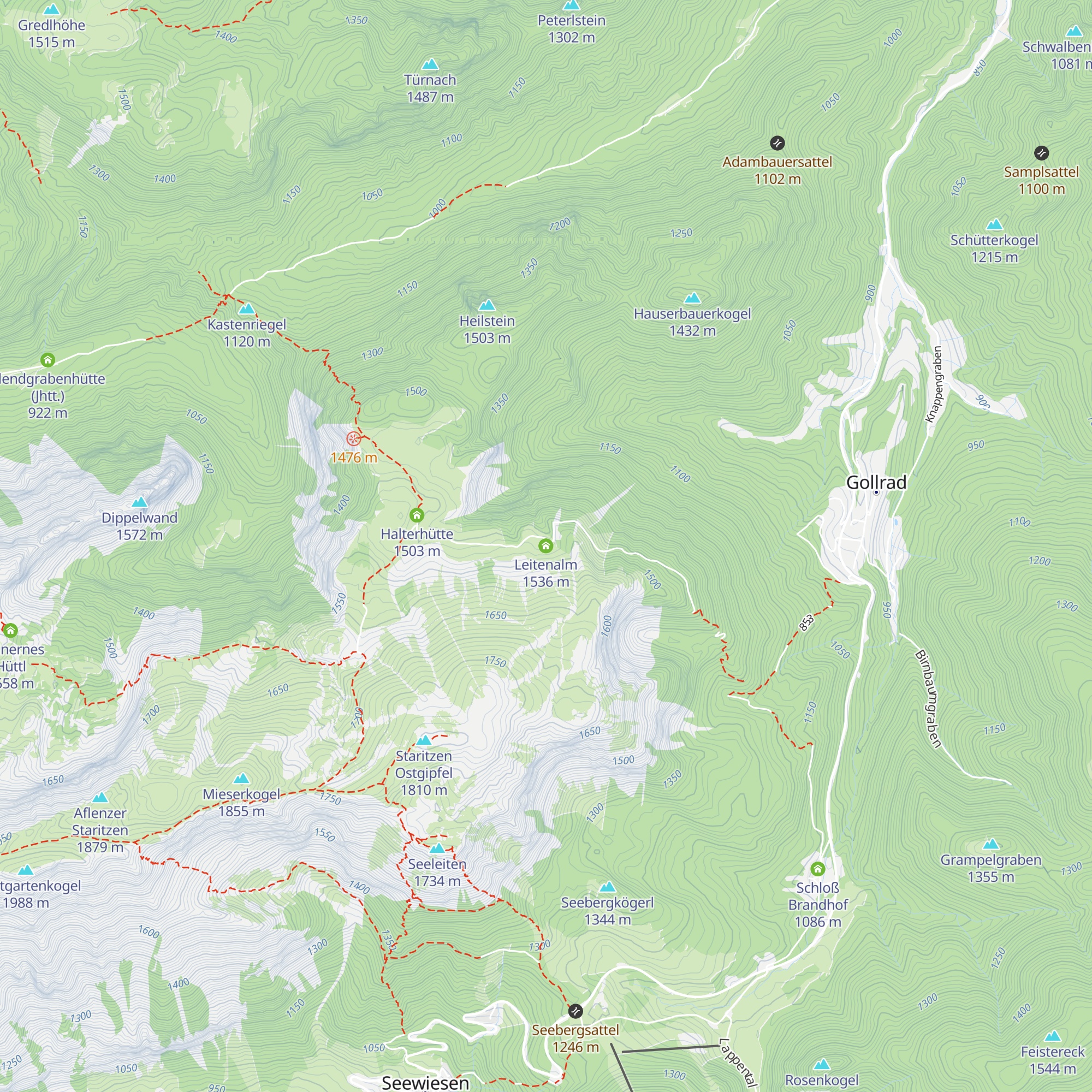 Leitenalm map