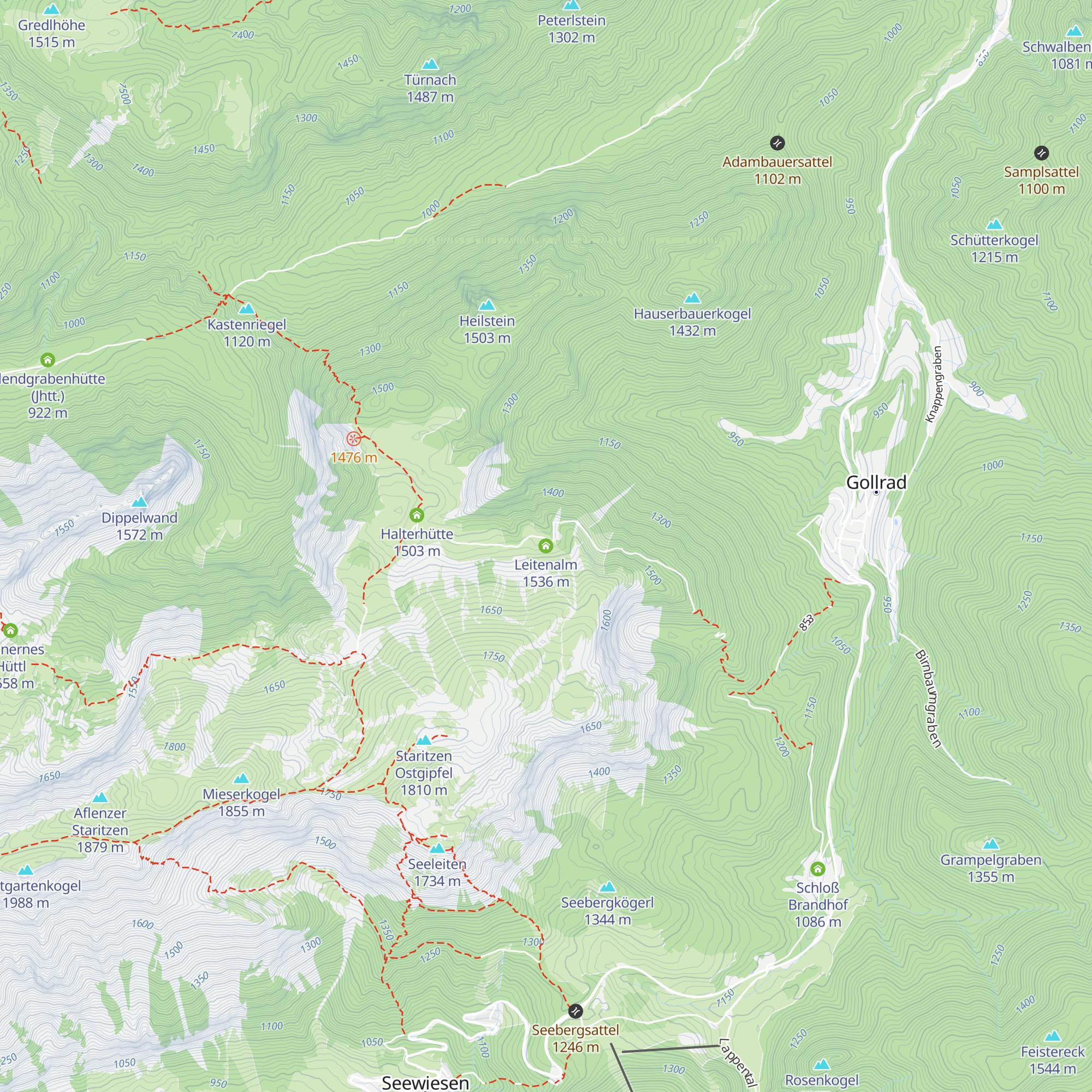 Leitenalm map