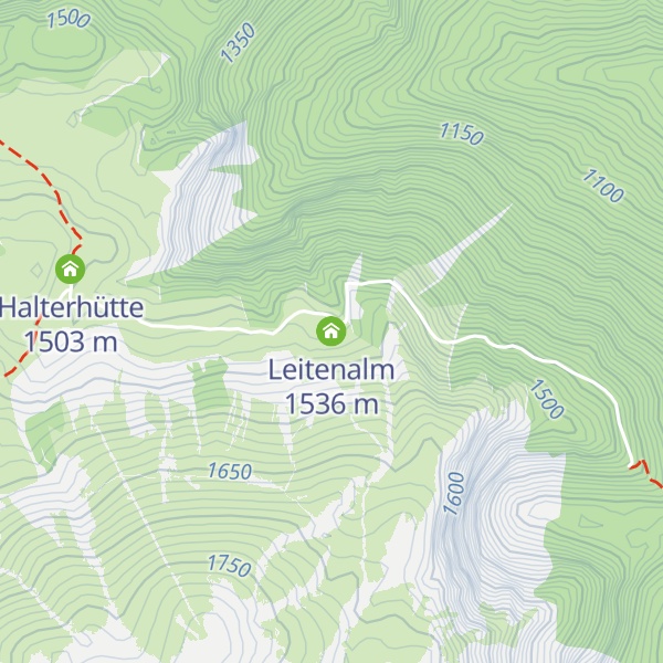 Map of Leitenalm