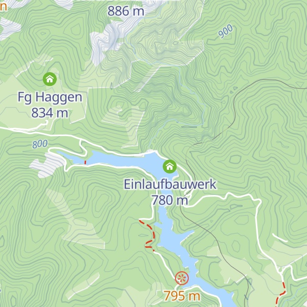 Map of Überfalltrichter