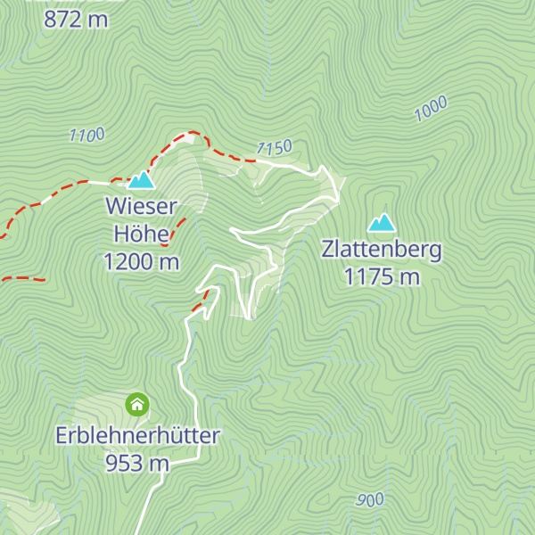 Map of Schutzhütte Wieseralm