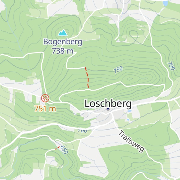 Map of Loschberg
