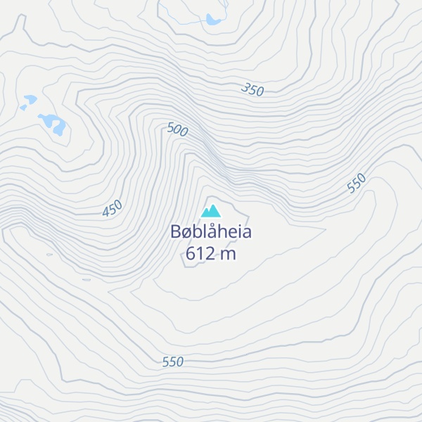Map of Bøblåheia