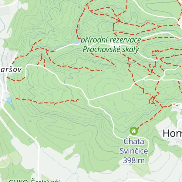 Map of Čmelík