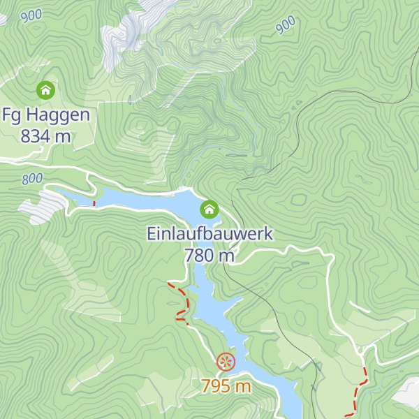 Map of Einlaufbauwerk