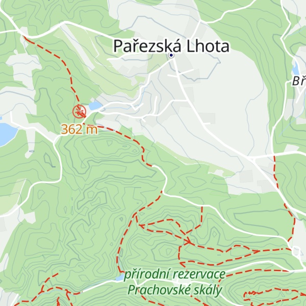 Map of Široká věž