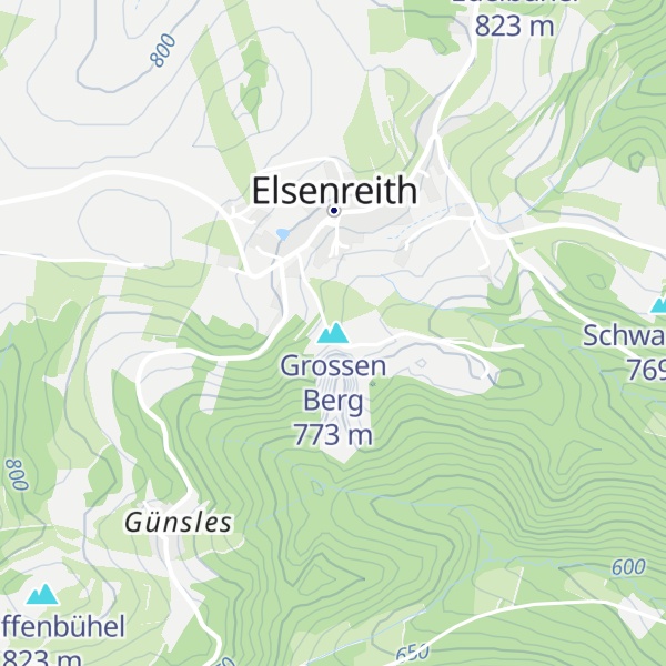 Map of Grossen Berg