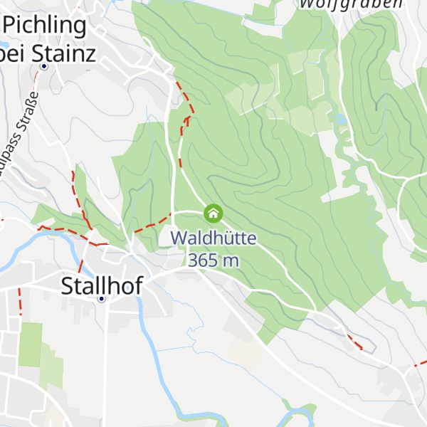Map of Waldhütte