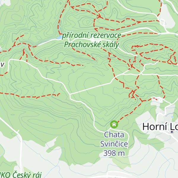 Map of Malá Svinčice