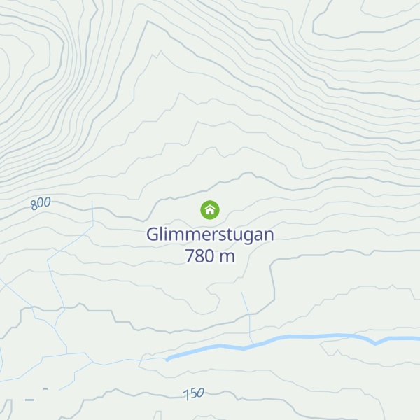 Map of Glimmerstugan