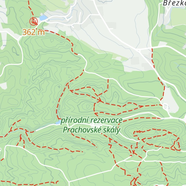 Map of Nový hrádek
