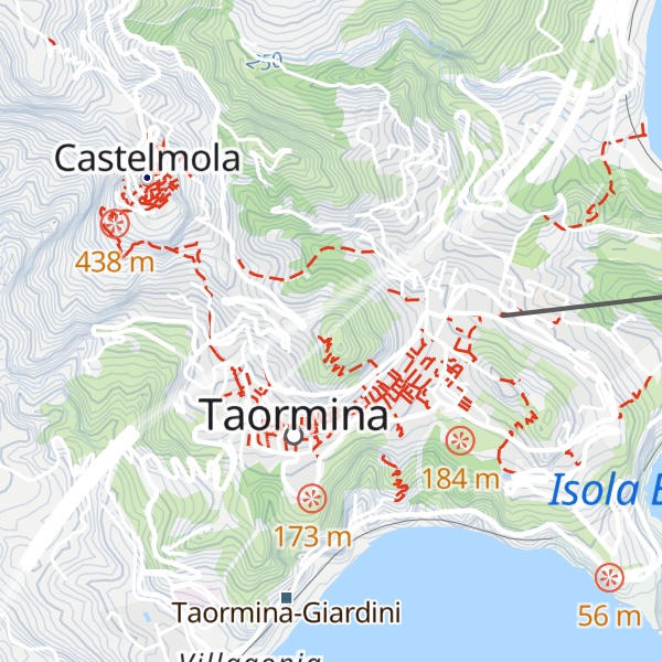 Map of Monte Tauro