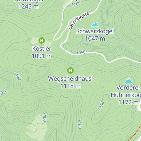 Map of Wegscheidhäusl