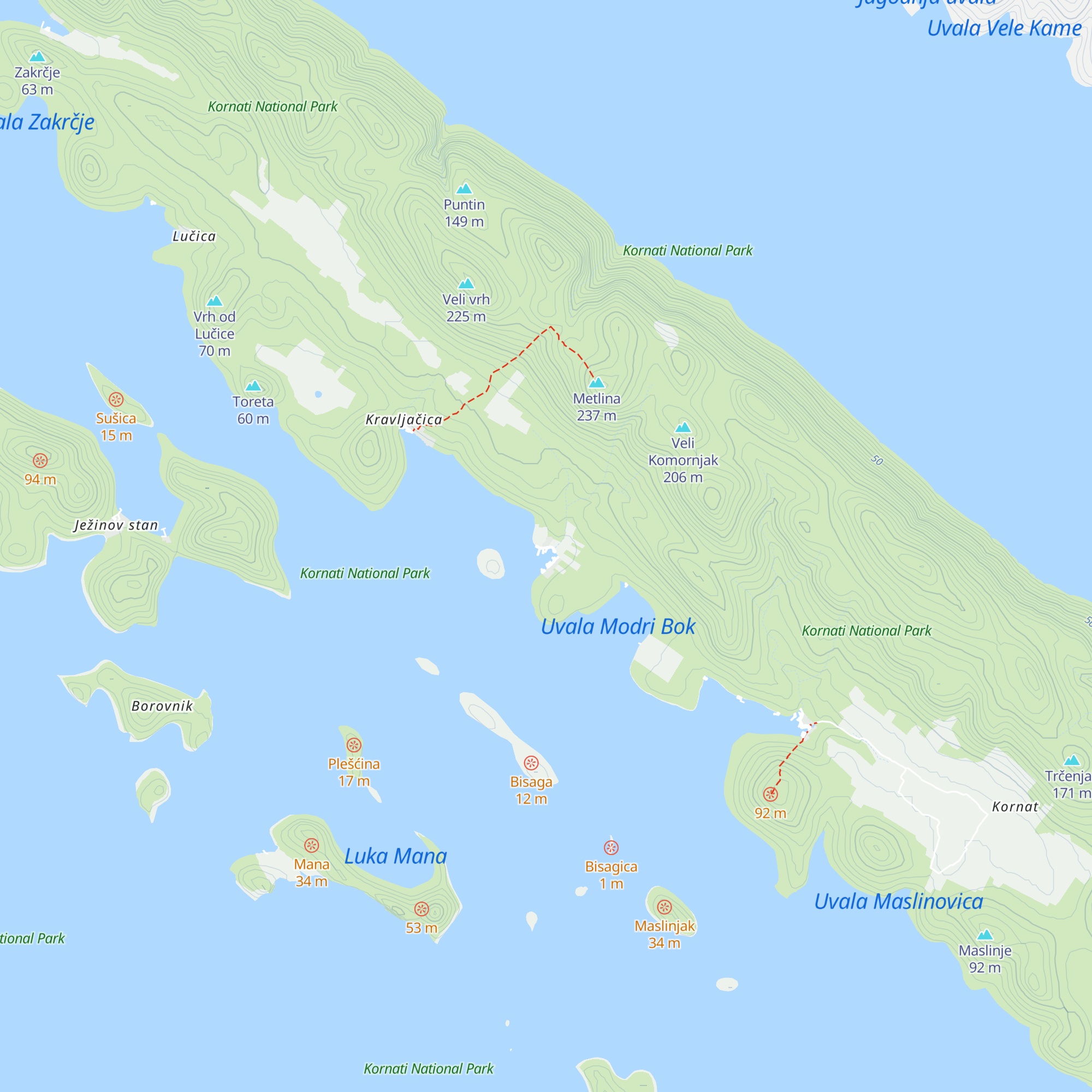 Konoba Quattro map