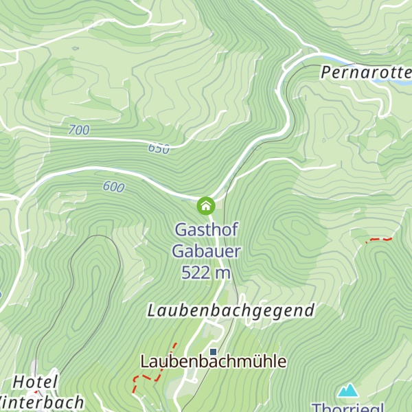Map of Gasthof Gabauer