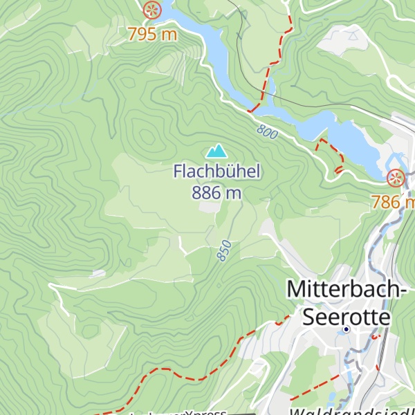 Map of Unter der Alm