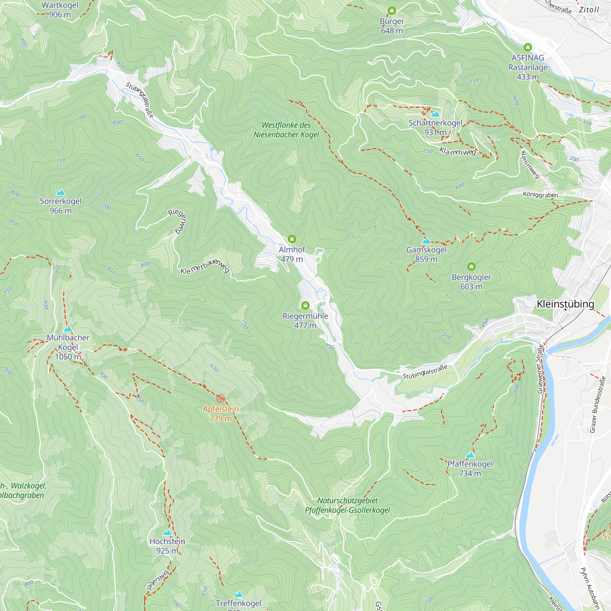 Riegermühle map