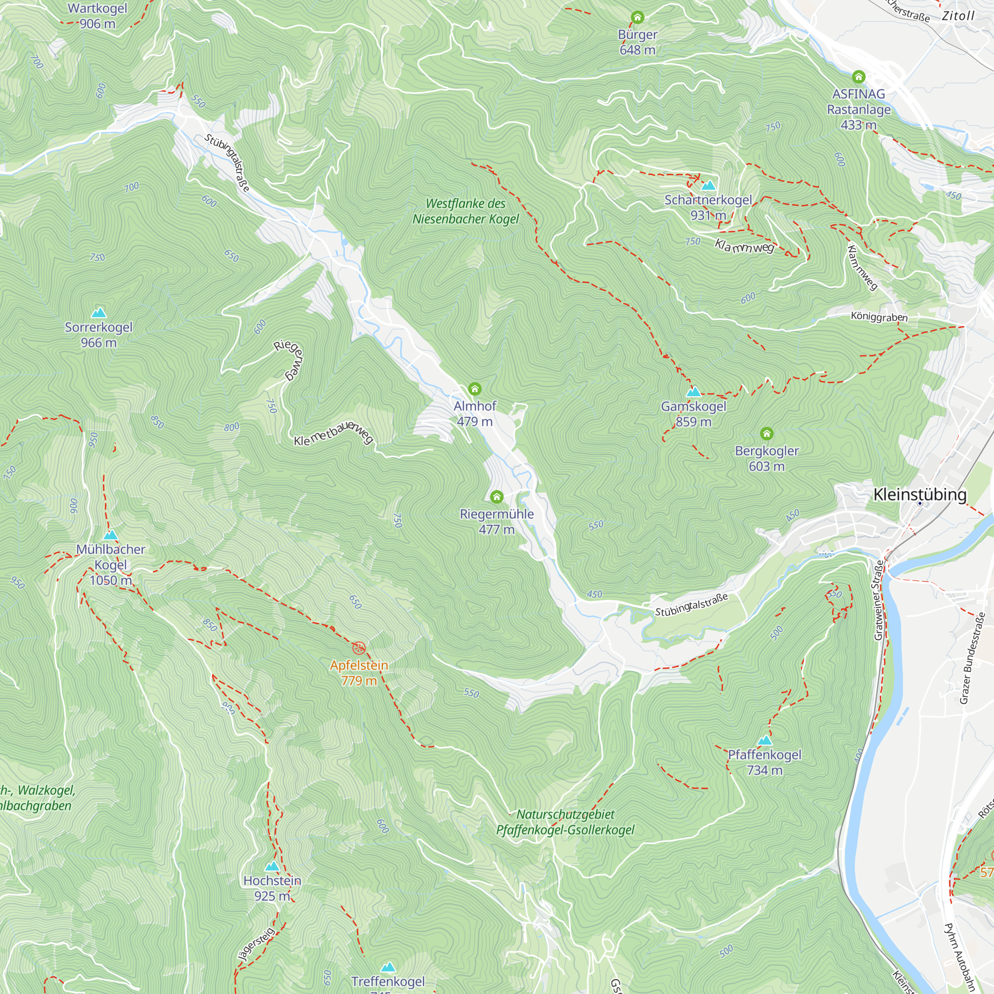 Riegermühle map