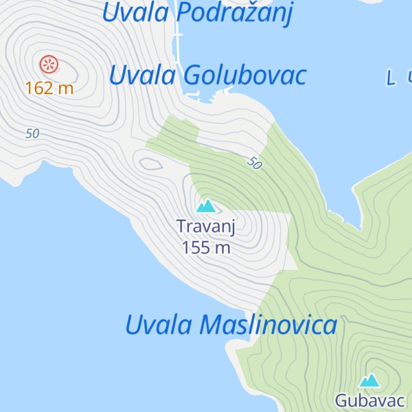 Map of Travanj