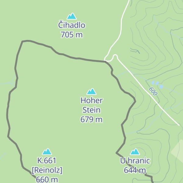 Map of Hoher Stein