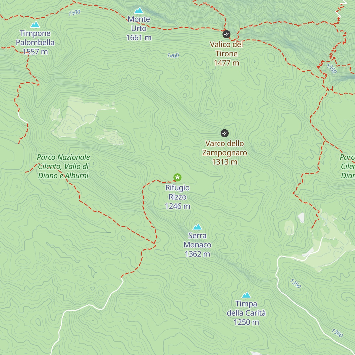 Rifugio Rizzo map