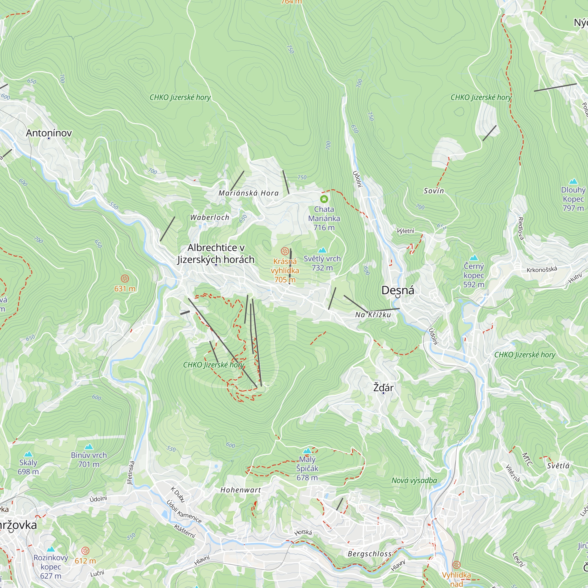 Koryna map