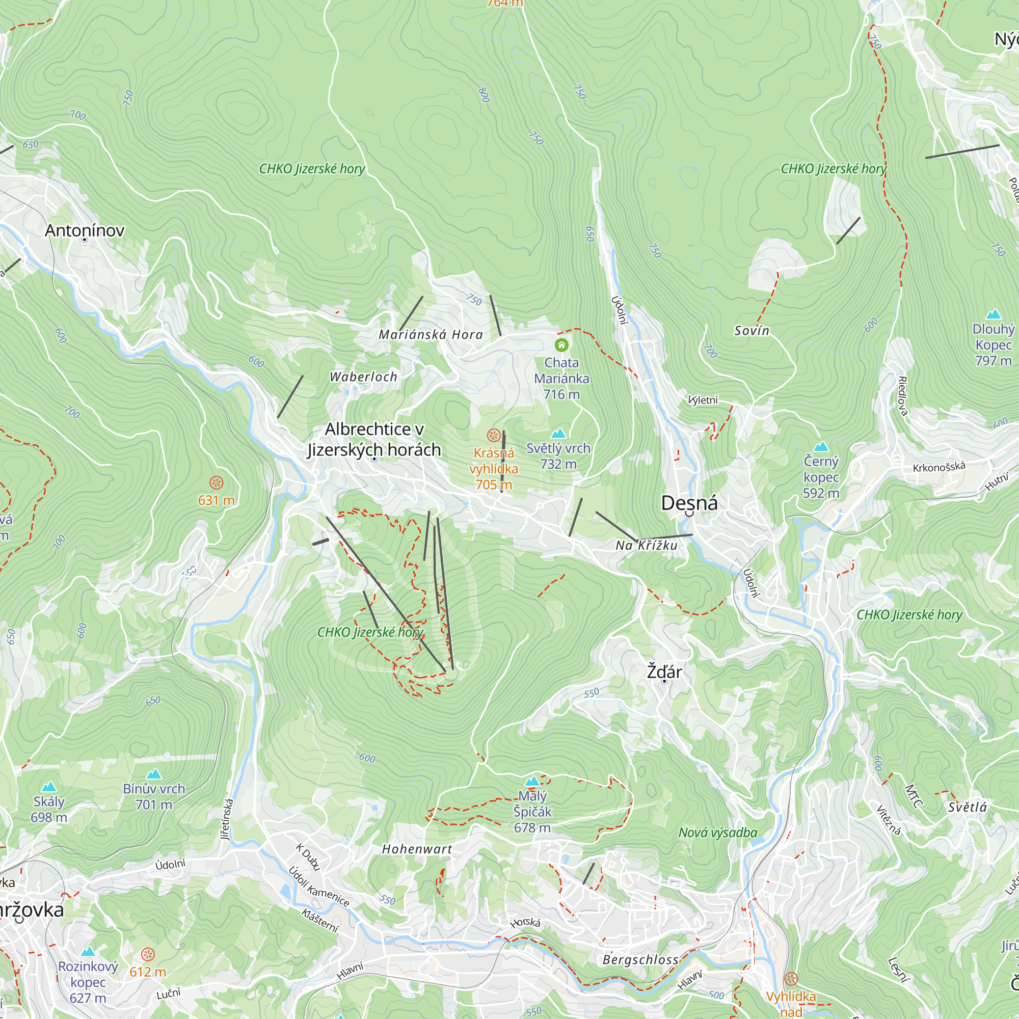 Koryna map