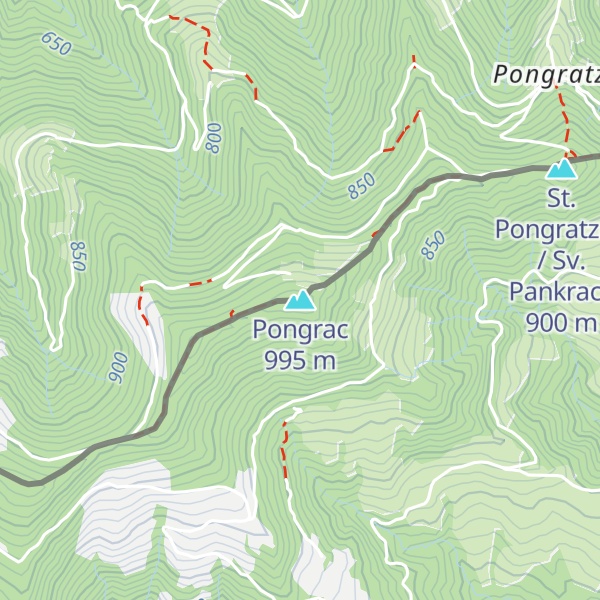 Map of Pongrac