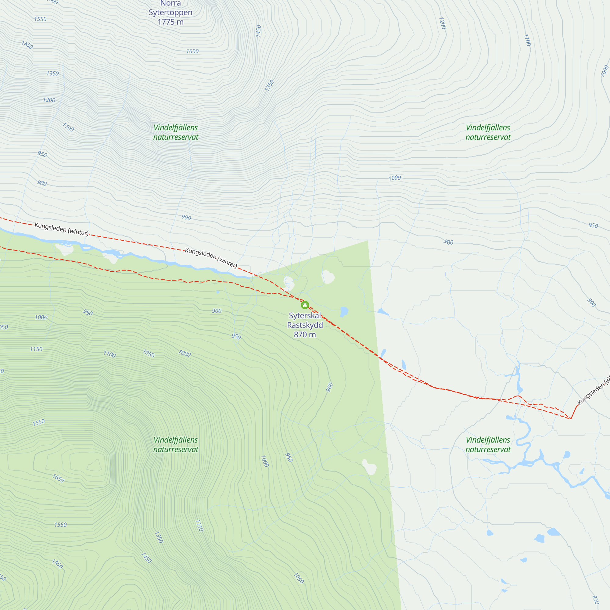 Syterskal Rastskydd map