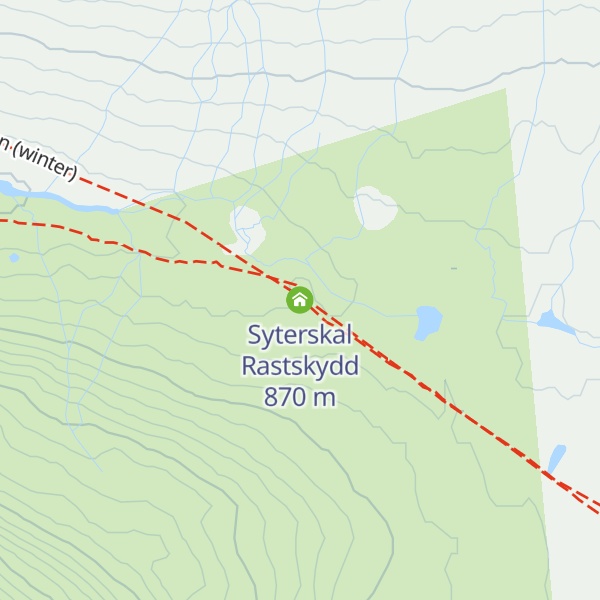 Map of Syterskal Rastskydd