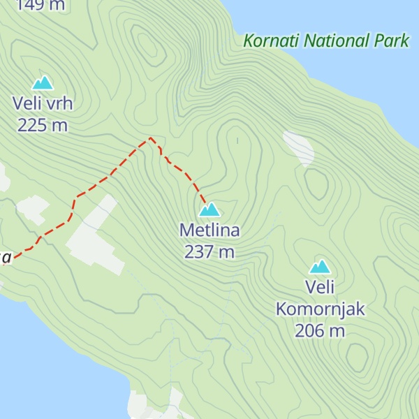 Map of Metlina
