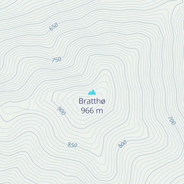 Map of Bratthø