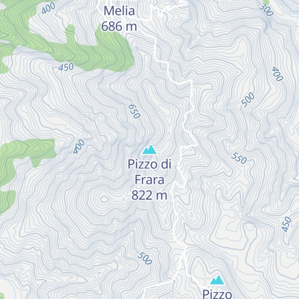 Map of Pizzo di Frara