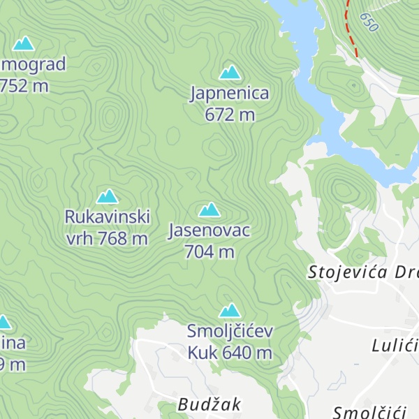 Map of Jasenovac