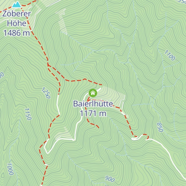 Map of Baierlhütte