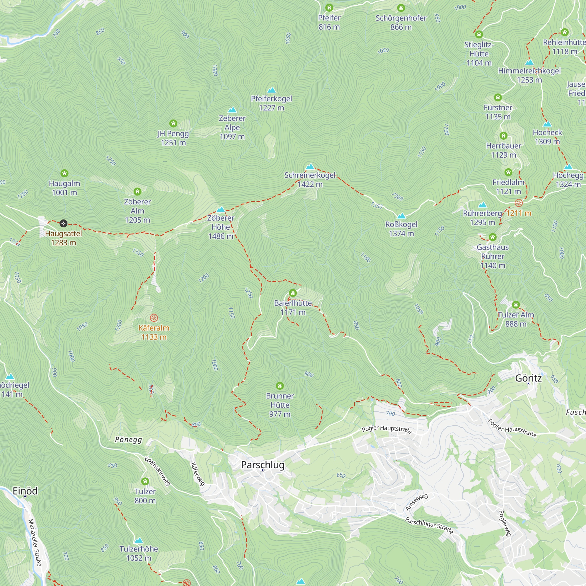 Baierlhütte map