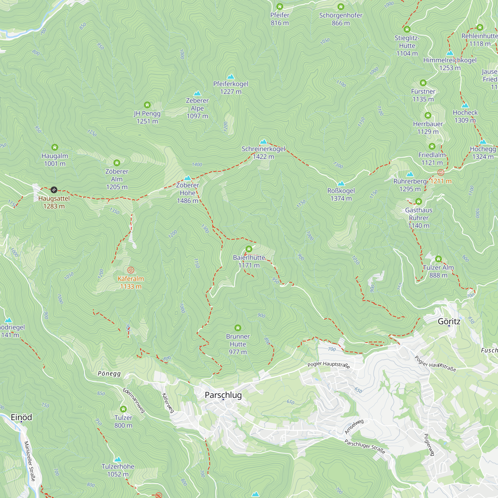 Baierlhütte map