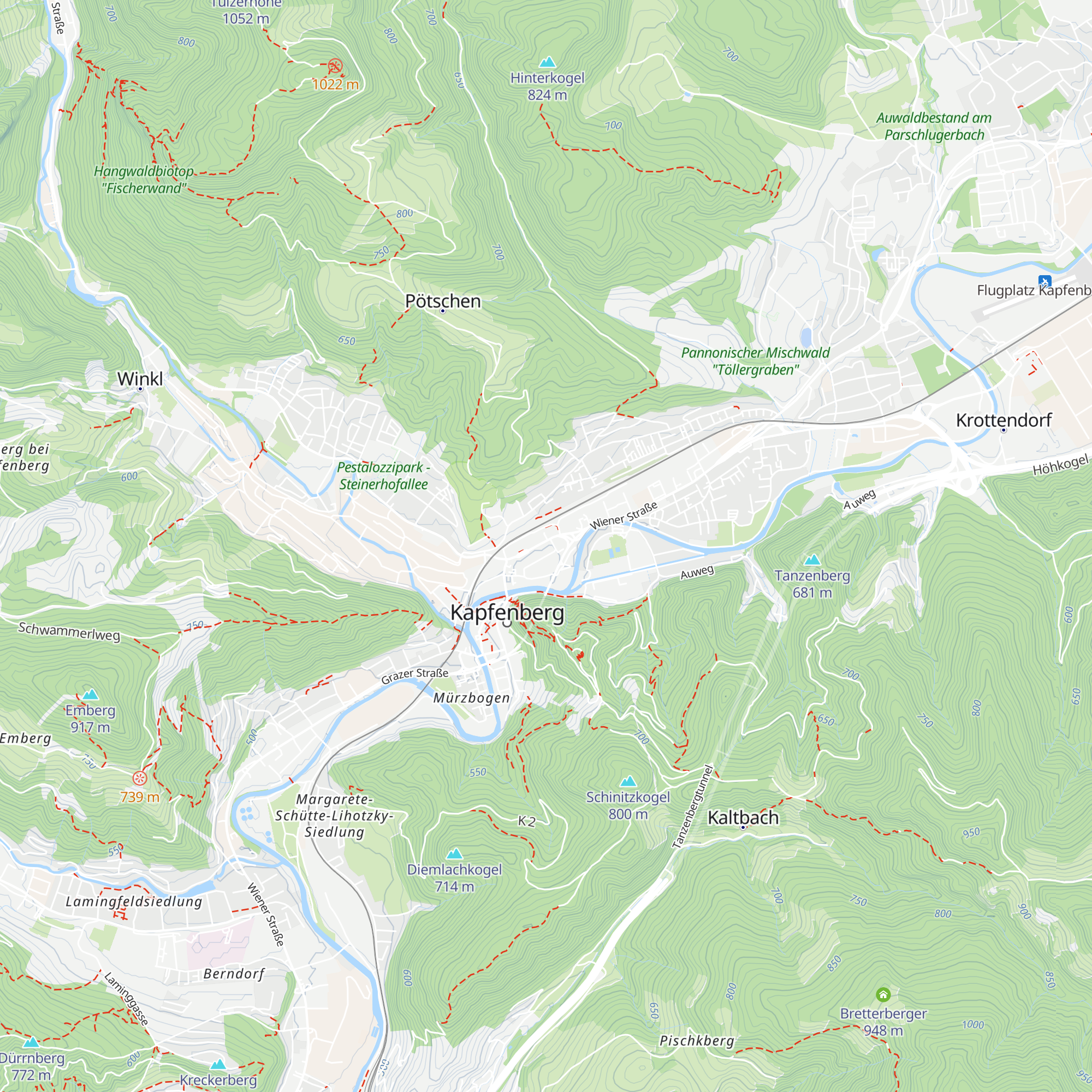 Tourismusverband Hochsteiermark map